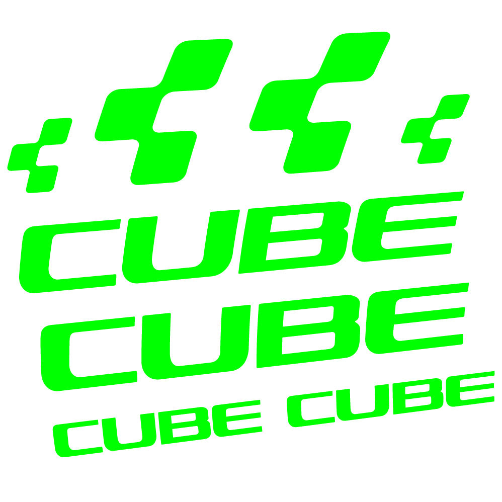 Stickers Cube compatibles - Autocollants cadre vélo