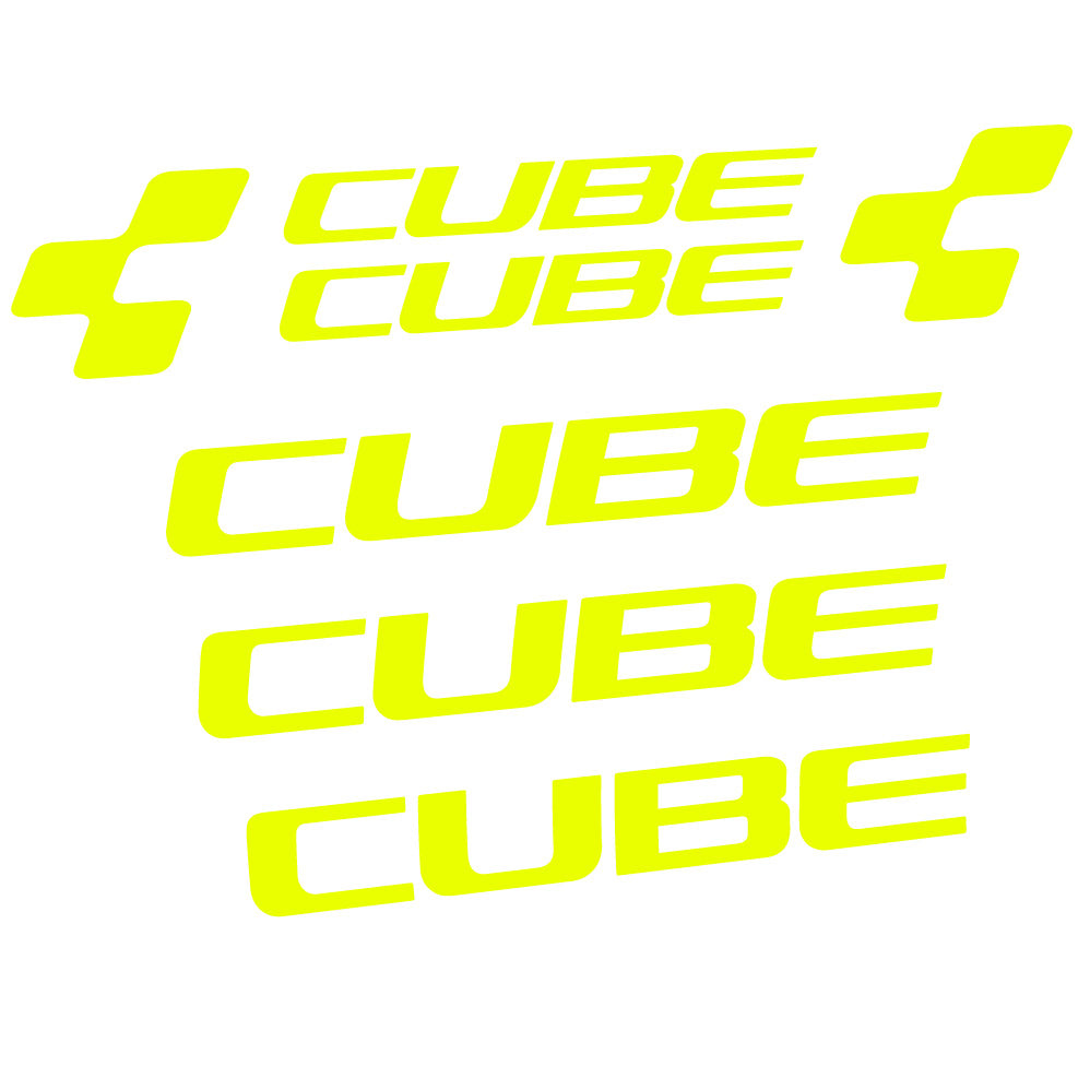 Stickers Cube compatibles - Autocollants cadre vélo