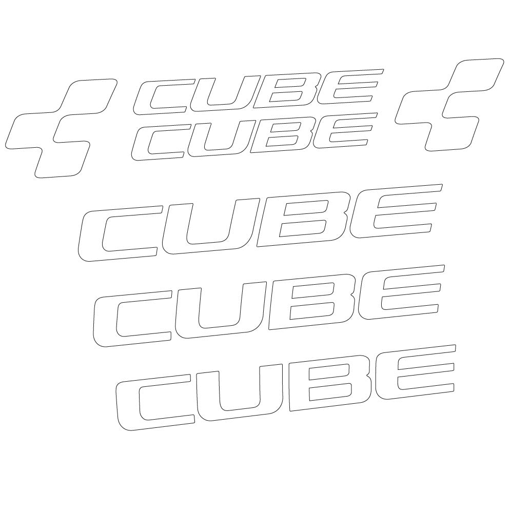 Stickers Cube compatibles Autocollants cadre