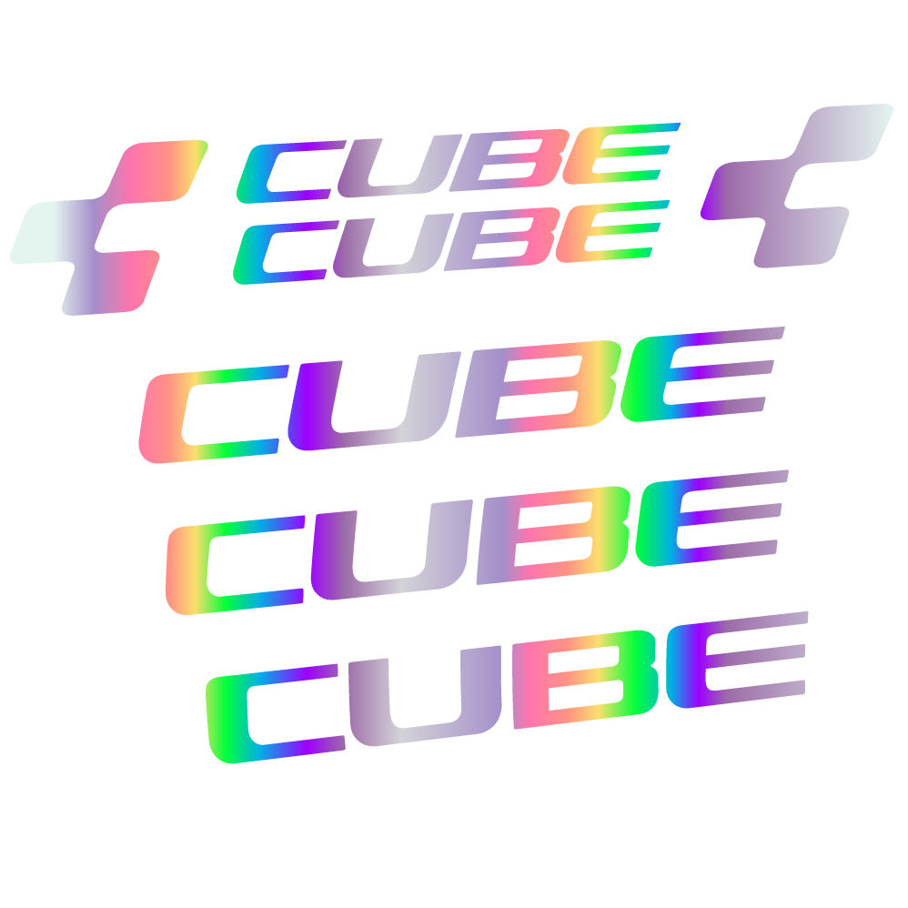 Stickers Cube compatibles Autocollants cadre
