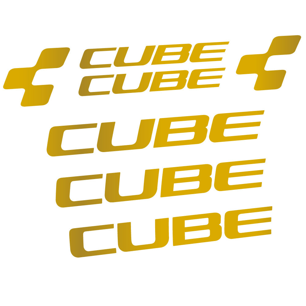 Stickers Cube compatibles - Autocollants cadre vélo