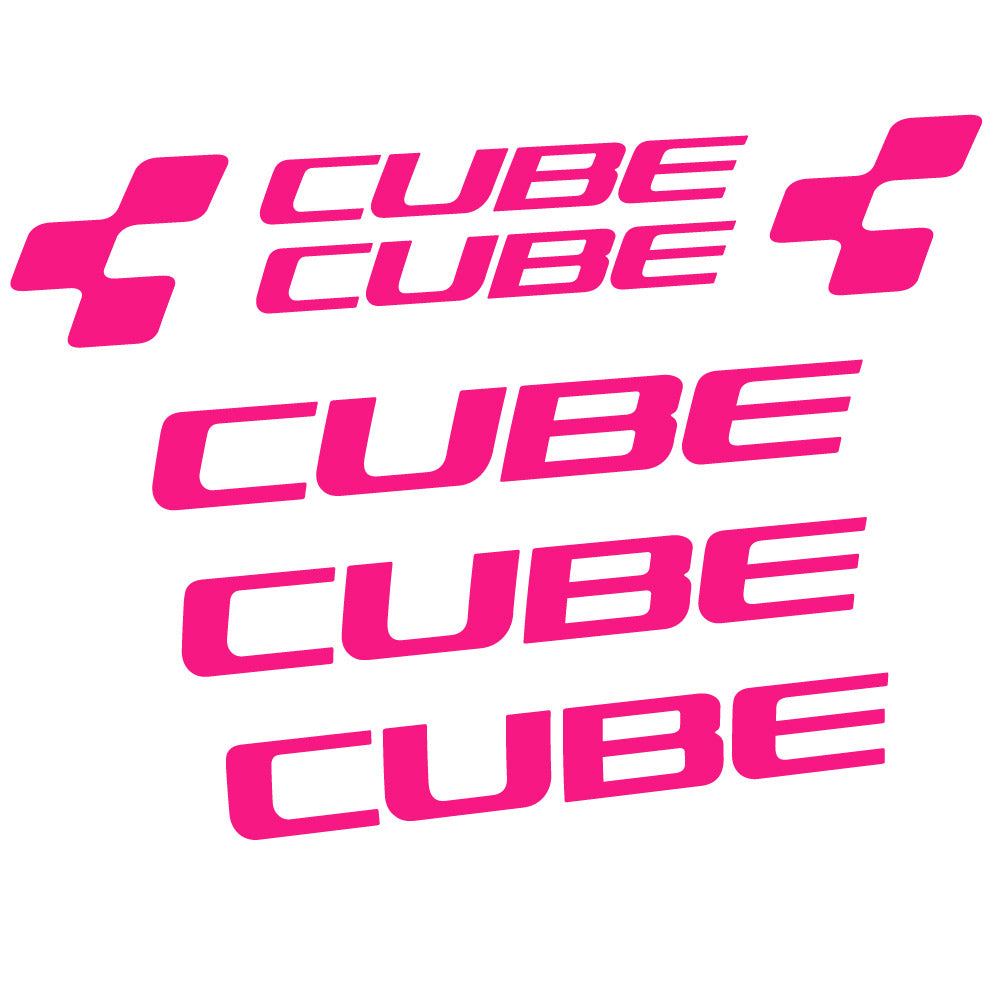Stickers Cube compatibles - Autocollants cadre vélo