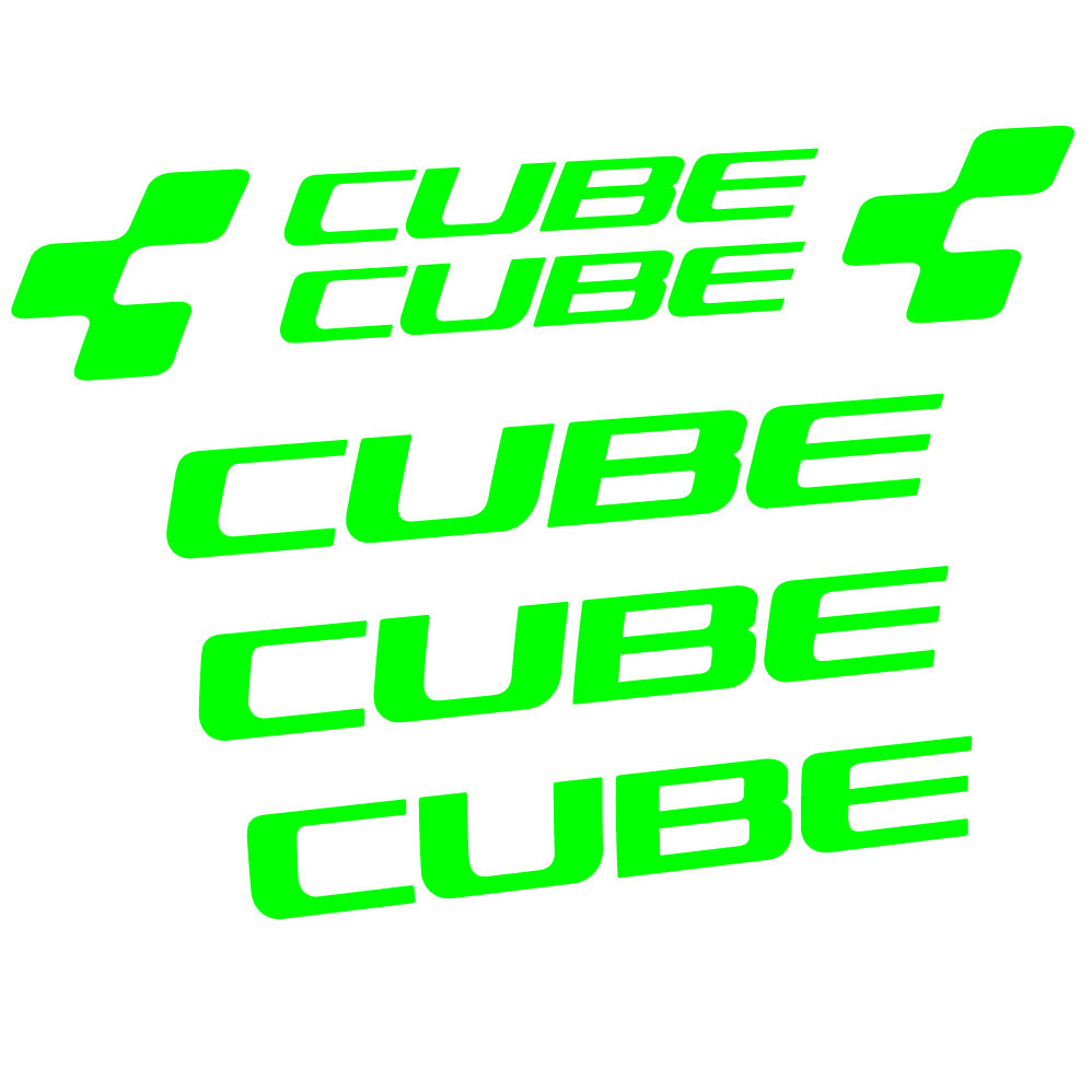 Stickers Cube compatibles - Autocollants cadre vélo