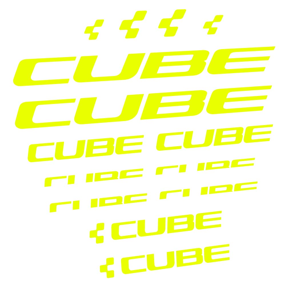 Stickers Cube compatibles - Autocollants cadre vélo