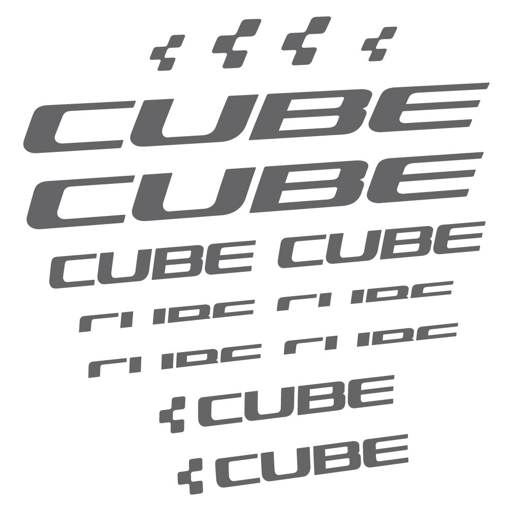 Stickers Cube compatibles - Autocollants cadre vélo