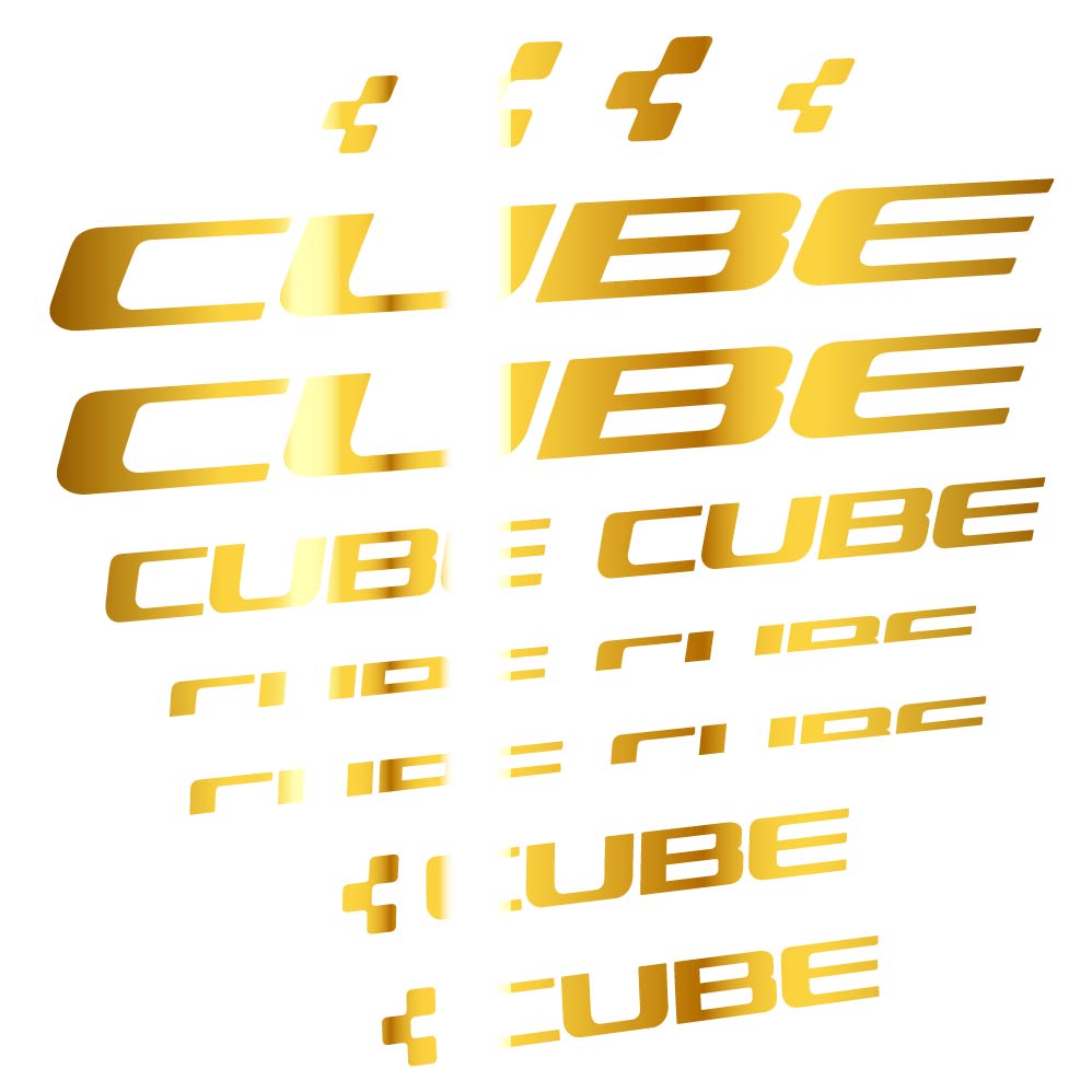 Stickers Cube compatibles - Autocollants cadre vélo