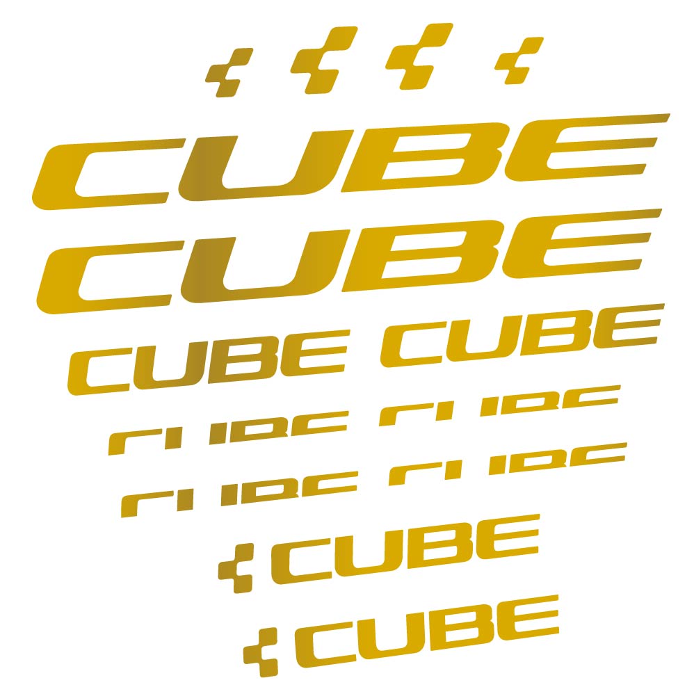 Stickers Cube compatibles - Autocollants cadre vélo