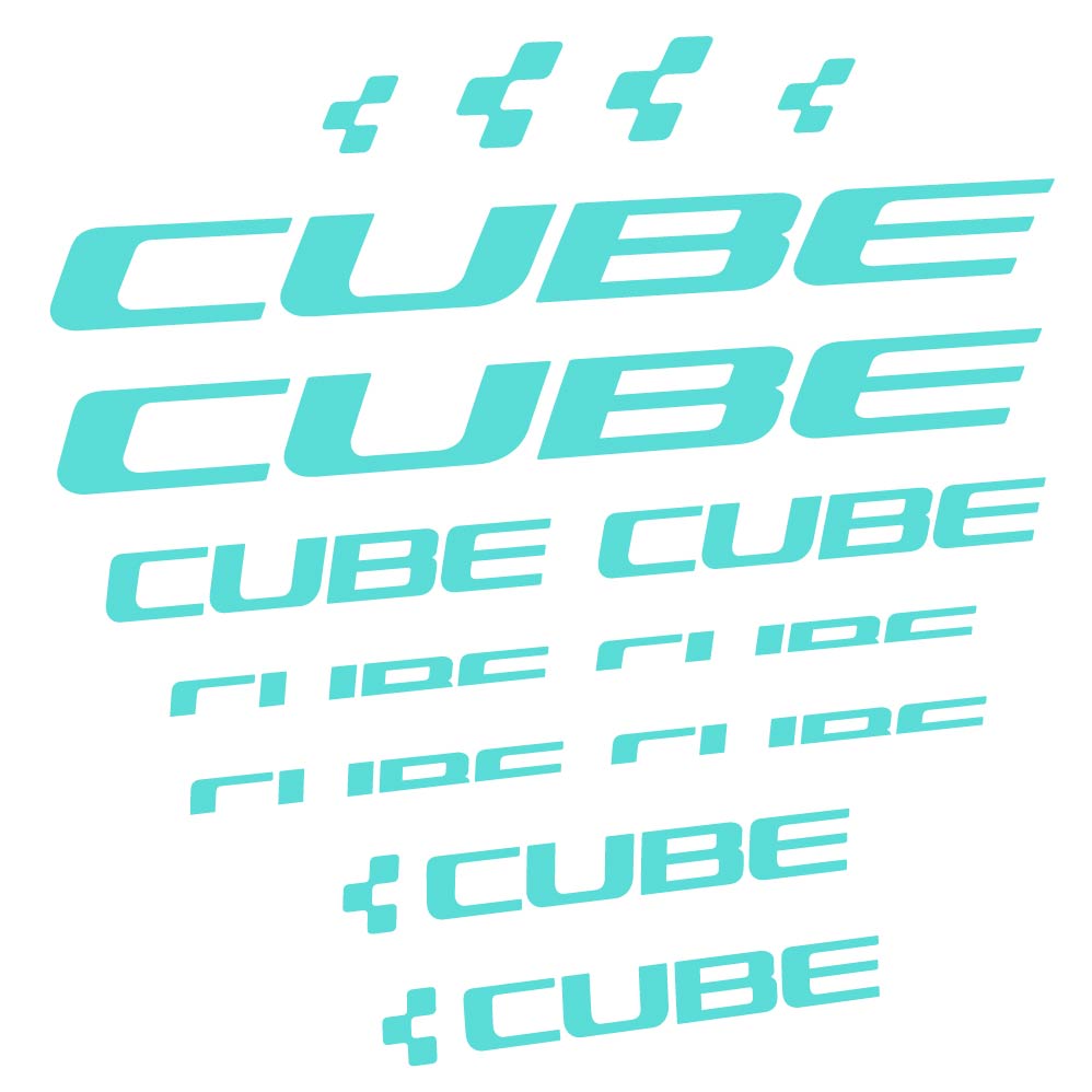 Stickers Cube compatibles - Autocollants cadre vélo