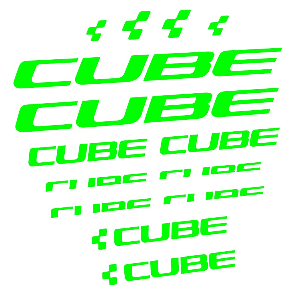 Stickers Cube compatibles - Autocollants cadre vélo