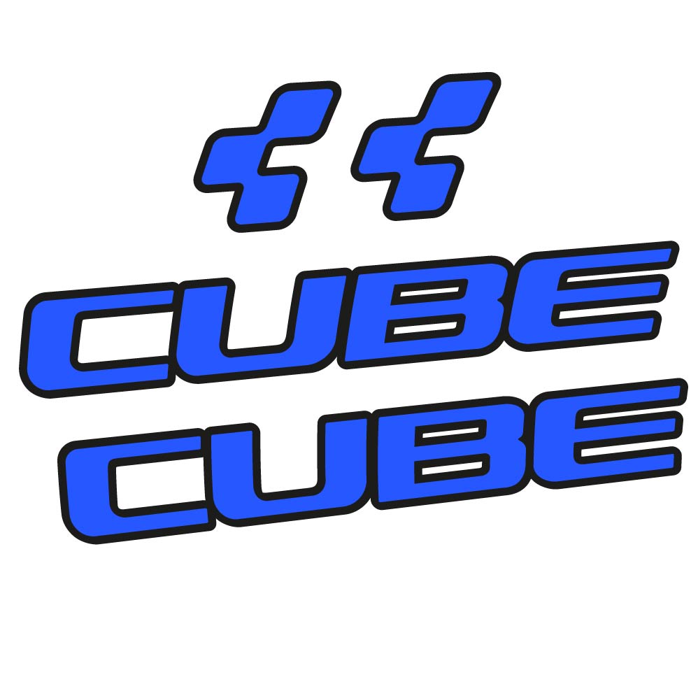 Stickers Cube Stereo Hybrid 2023 compatibles - Autocollants cadre vélo