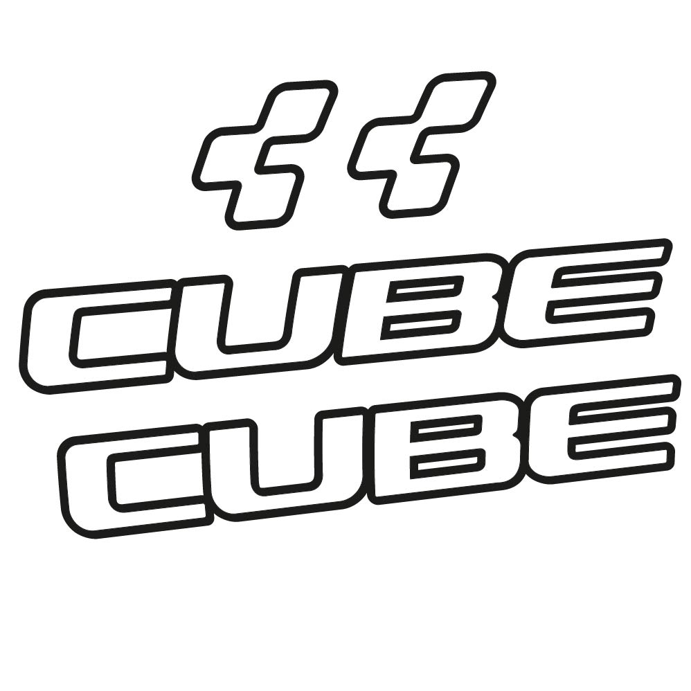 Stickers Cube Stereo Hybrid 2023 compatibles - Autocollants cadre vélo