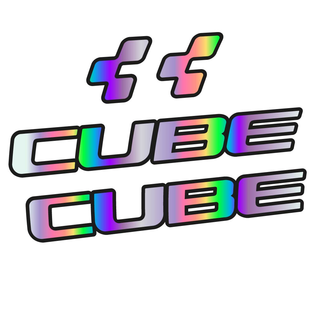 Stickers Cube Stereo Hybrid 2023 compatibles - Autocollants cadre vélo