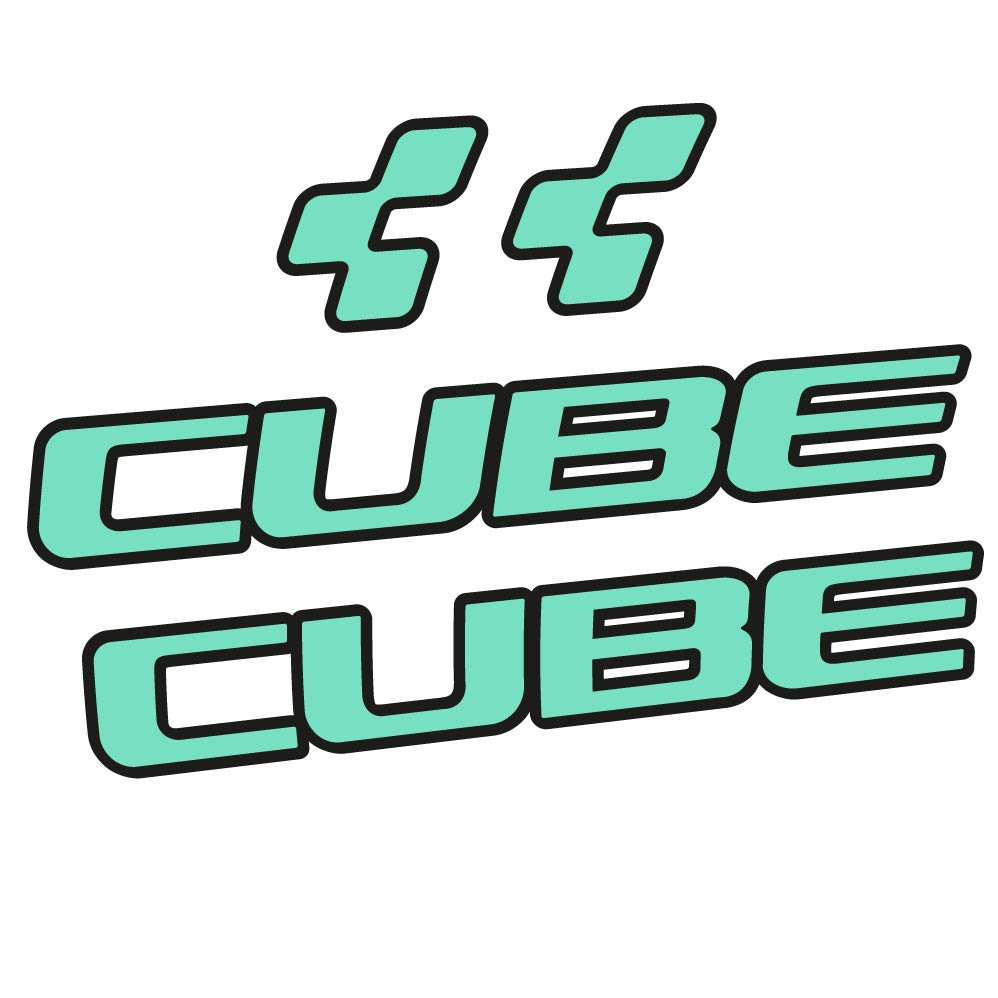 Stickers Cube Stereo Hybrid 2023 compatibles - Autocollants cadre vélo