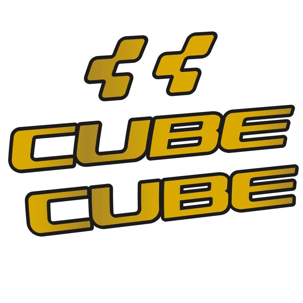 Stickers Cube Stereo Hybrid 2023 compatibles - Autocollants cadre vélo