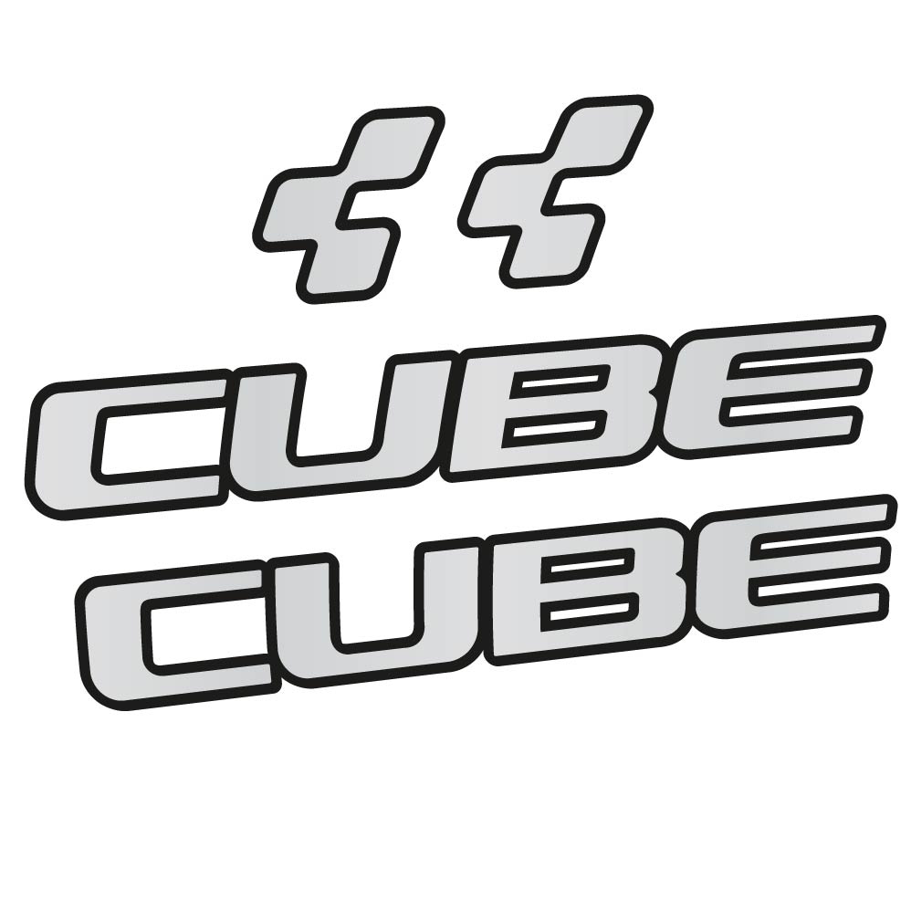Stickers Cube Stereo Hybrid 2023 compatibles - Autocollants cadre vélo