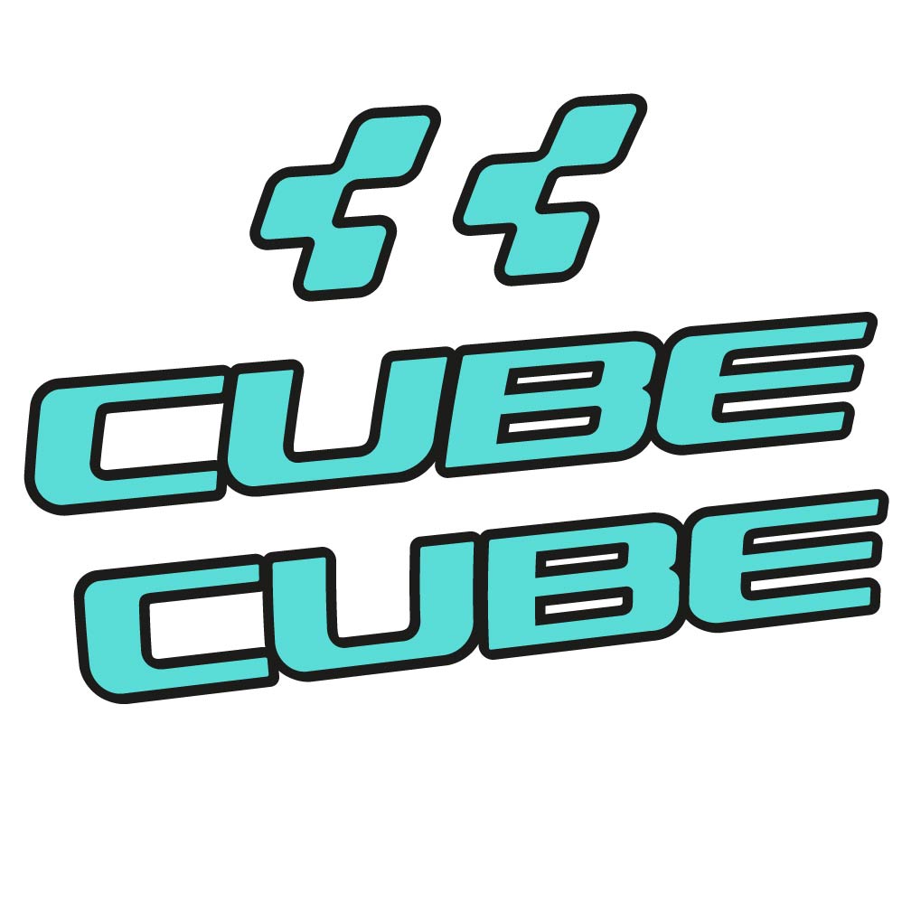 Stickers Cube Stereo Hybrid 2023 compatibles - Autocollants cadre vélo