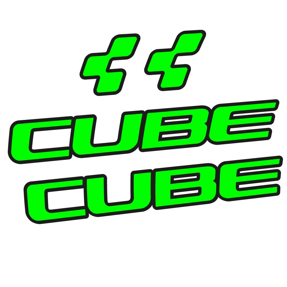 Stickers Cube Stereo Hybrid 2023 compatibles - Autocollants cadre vélo