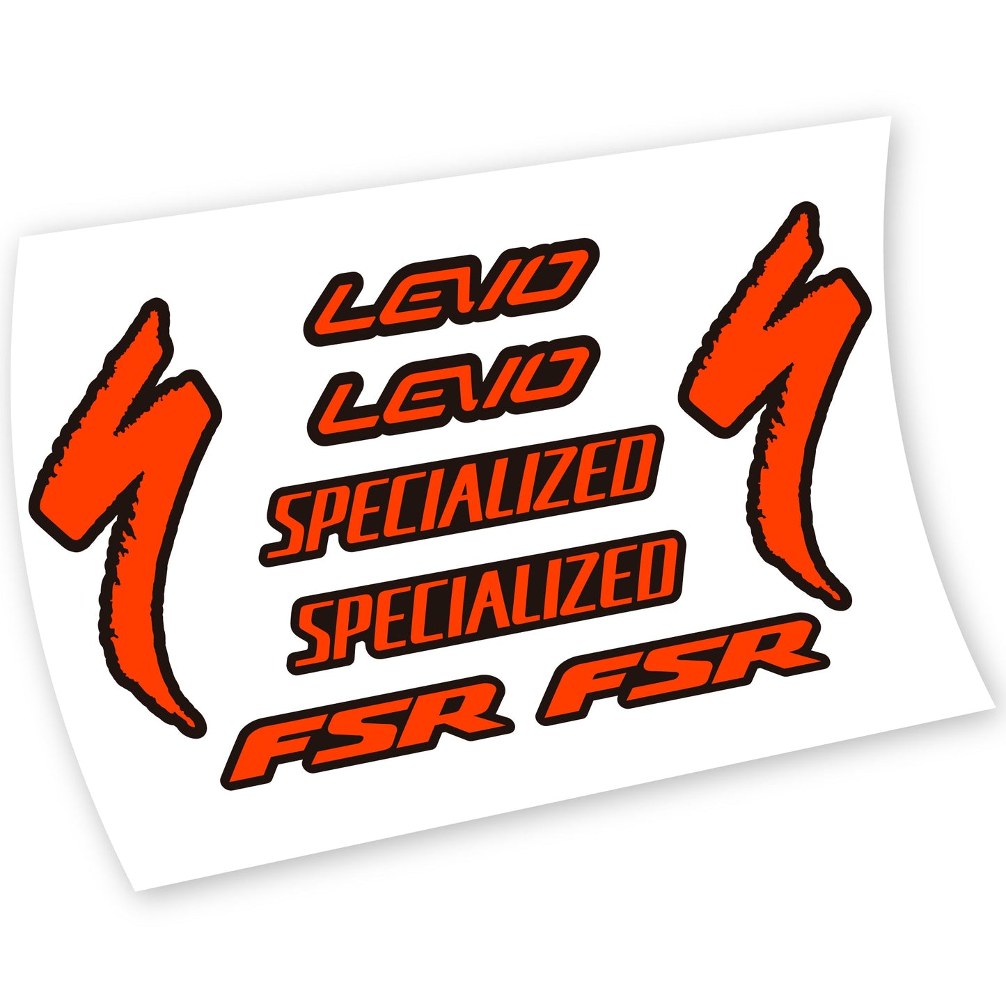 Stickers Specialized Levo FSR compatibles Autocollants cadre