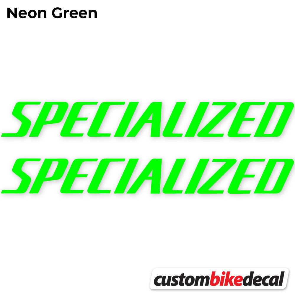 Neon Green decal for Specialized Square frame – bike sticker vinyl