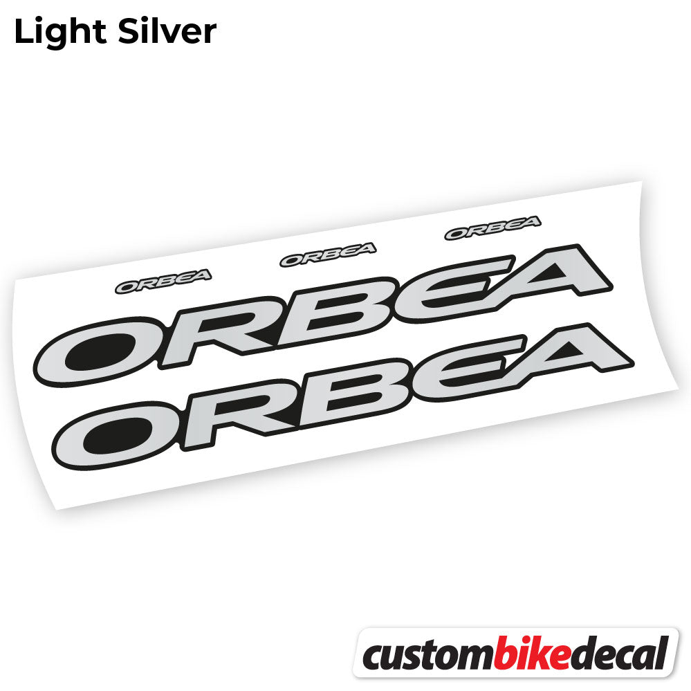 Light Silver decal for Orbea Oiz 2020 Square frame – bike sticker vinyl