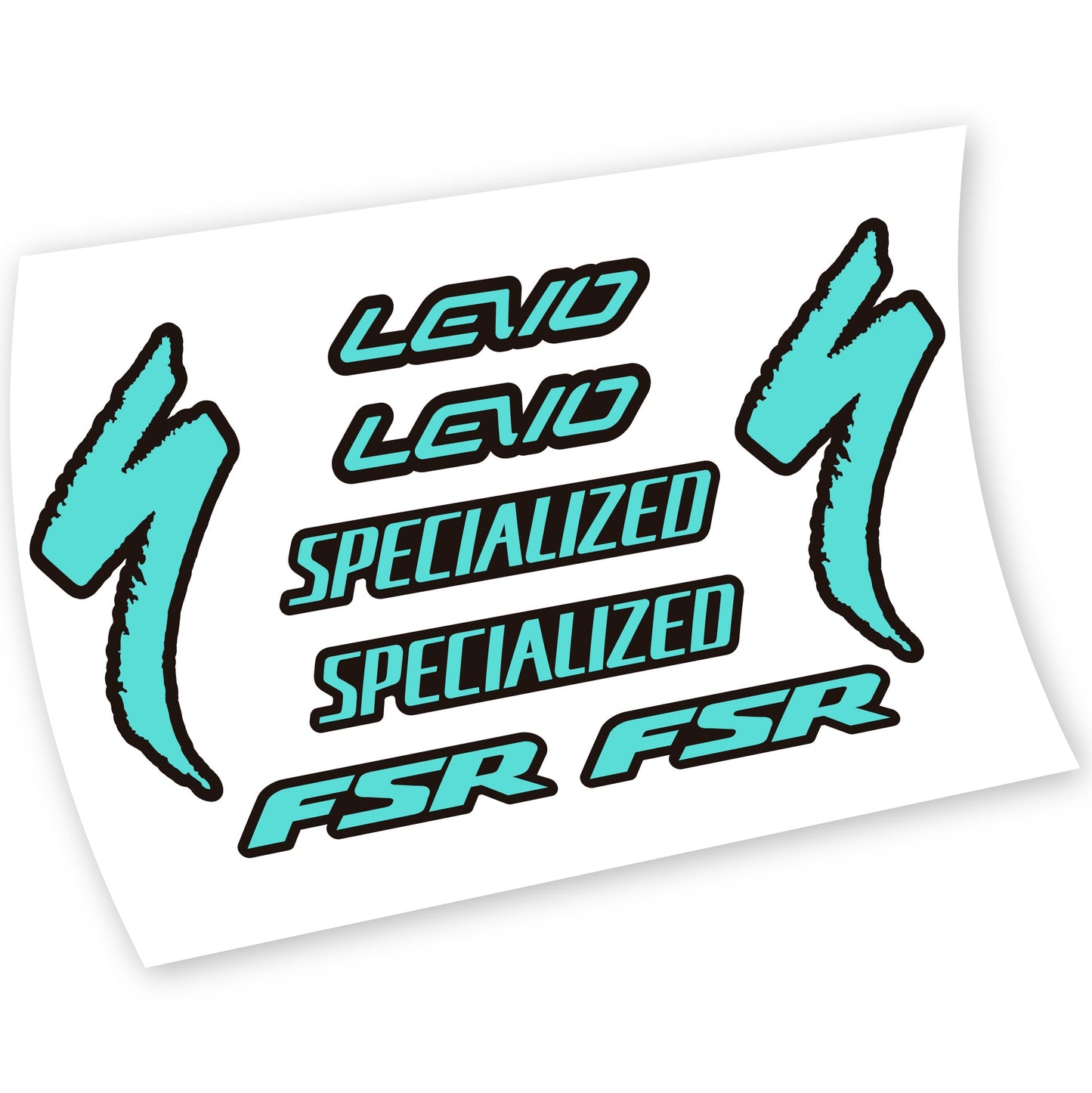 Stickers Specialized Levo FSR compatibles Autocollants cadre