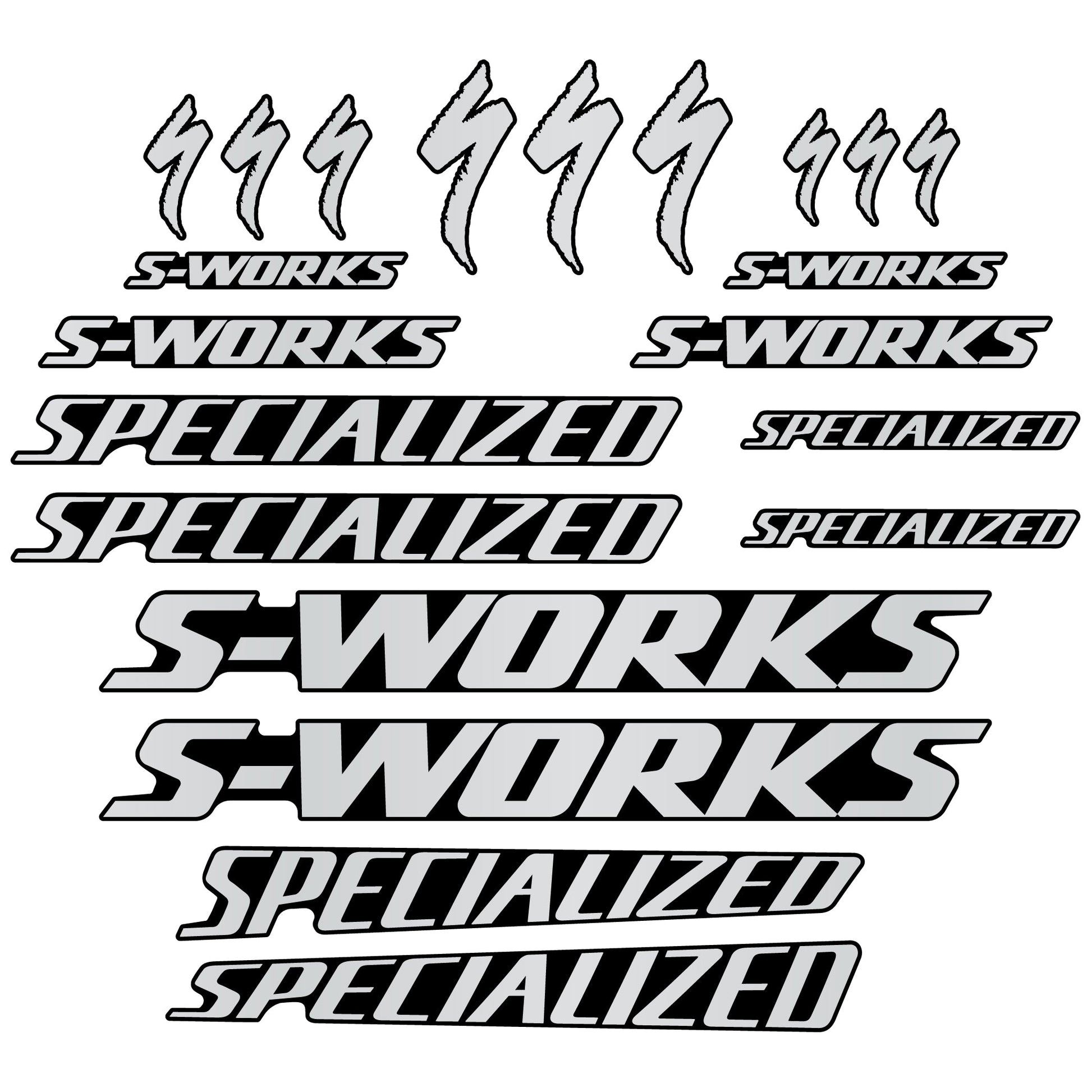 Stickers Specialized compatibles Autocollants cadre