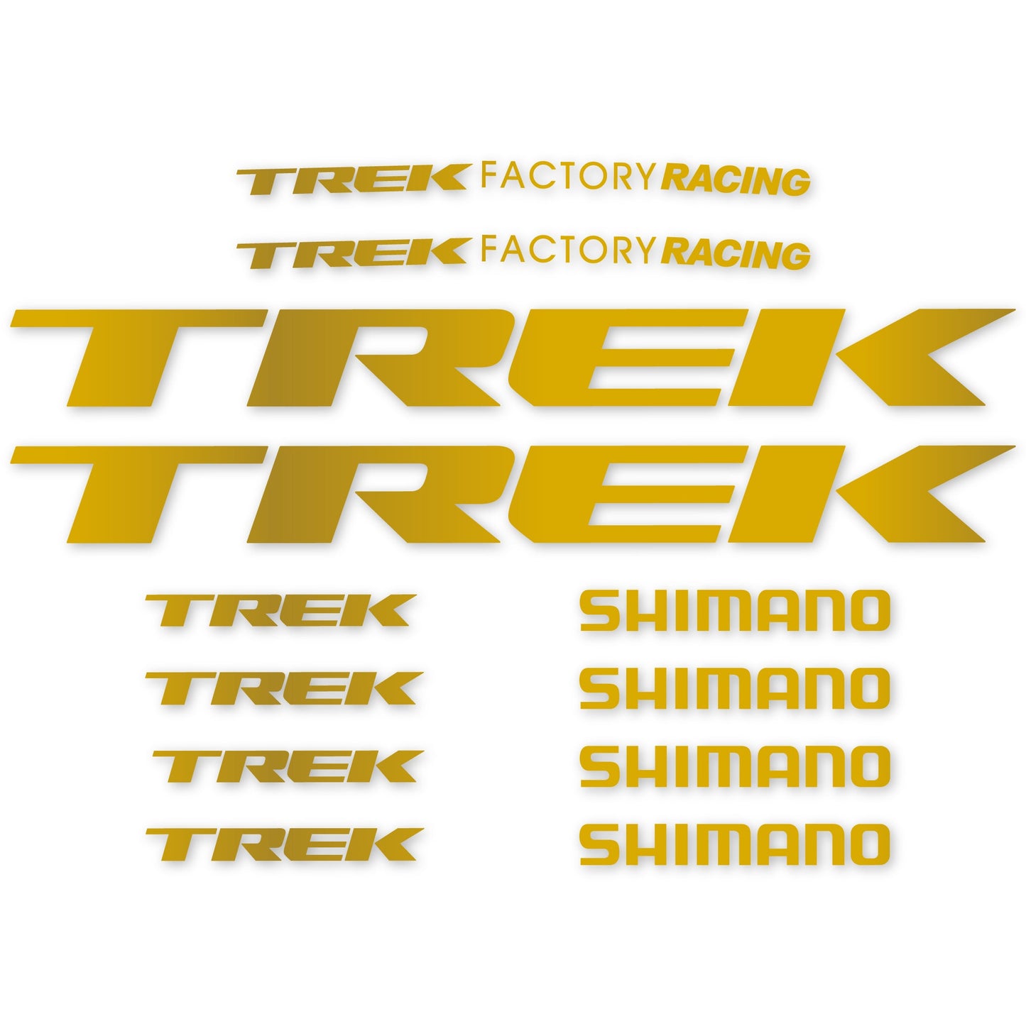 Stickers Trek Factory Racing Team compatibles Autocollants cadre