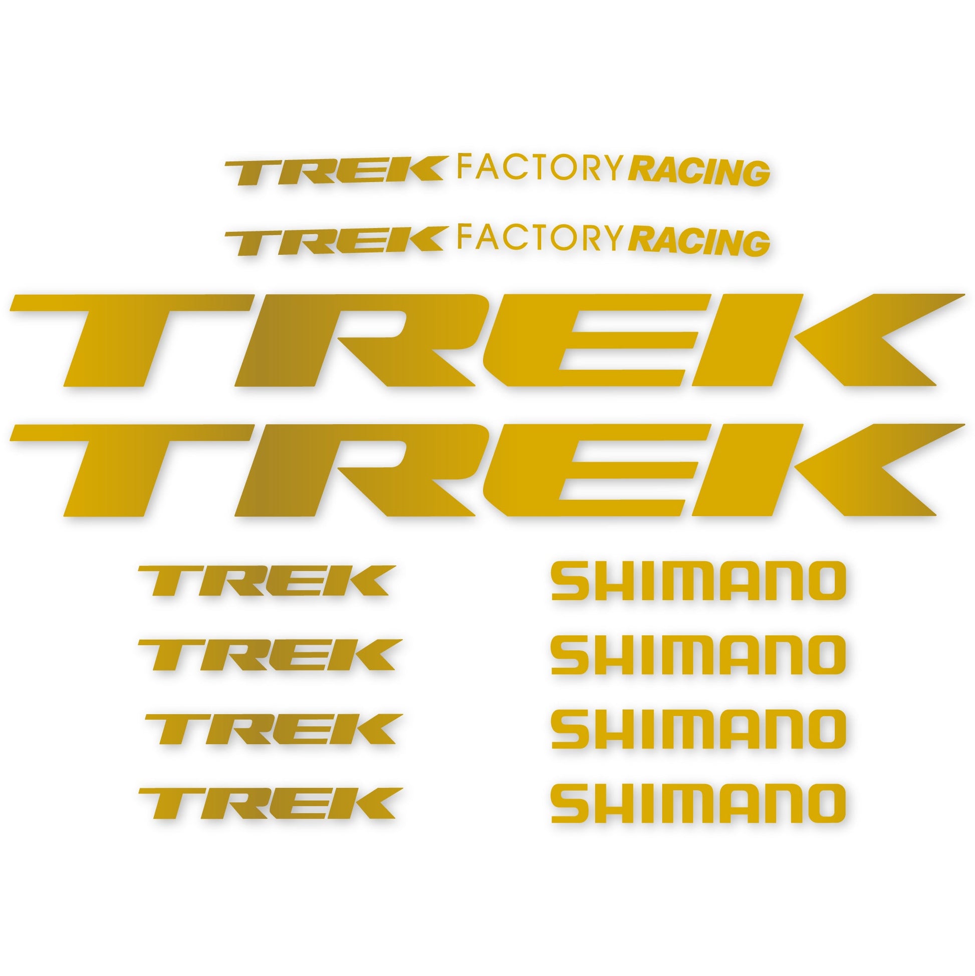 Stickers Trek Factory Racing Team compatibles Autocollants cadre