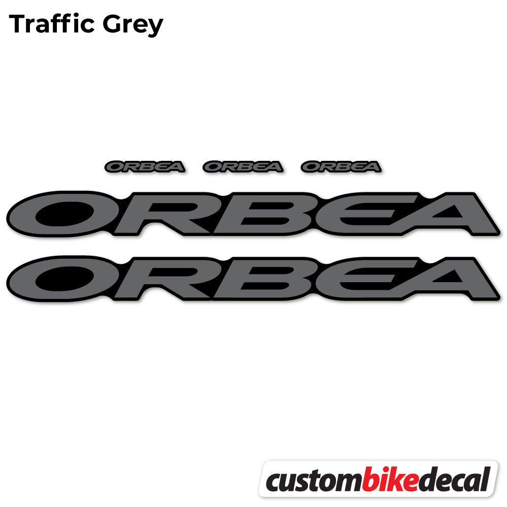Trac Grey decal for Orbea Oiz M10 2021 VEC frame – bike sticker vinyl