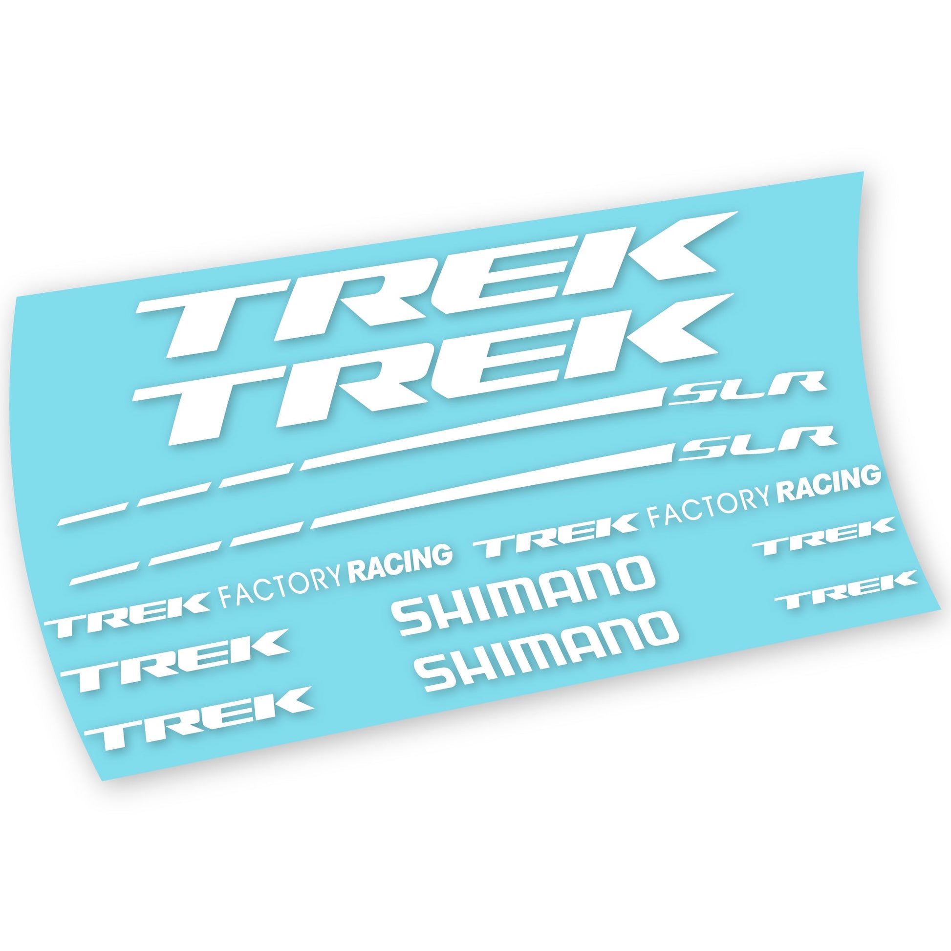 Stickers Trek Factory Racing Team compatibles Autocollants cadre