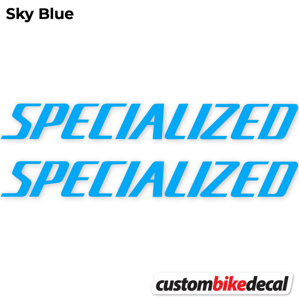 Sky Blue decal for Specialized Square frame – bike sticker vinyl