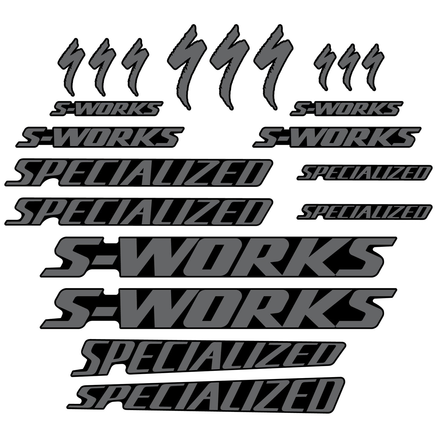 Stickers Specialized compatibles Autocollants cadre