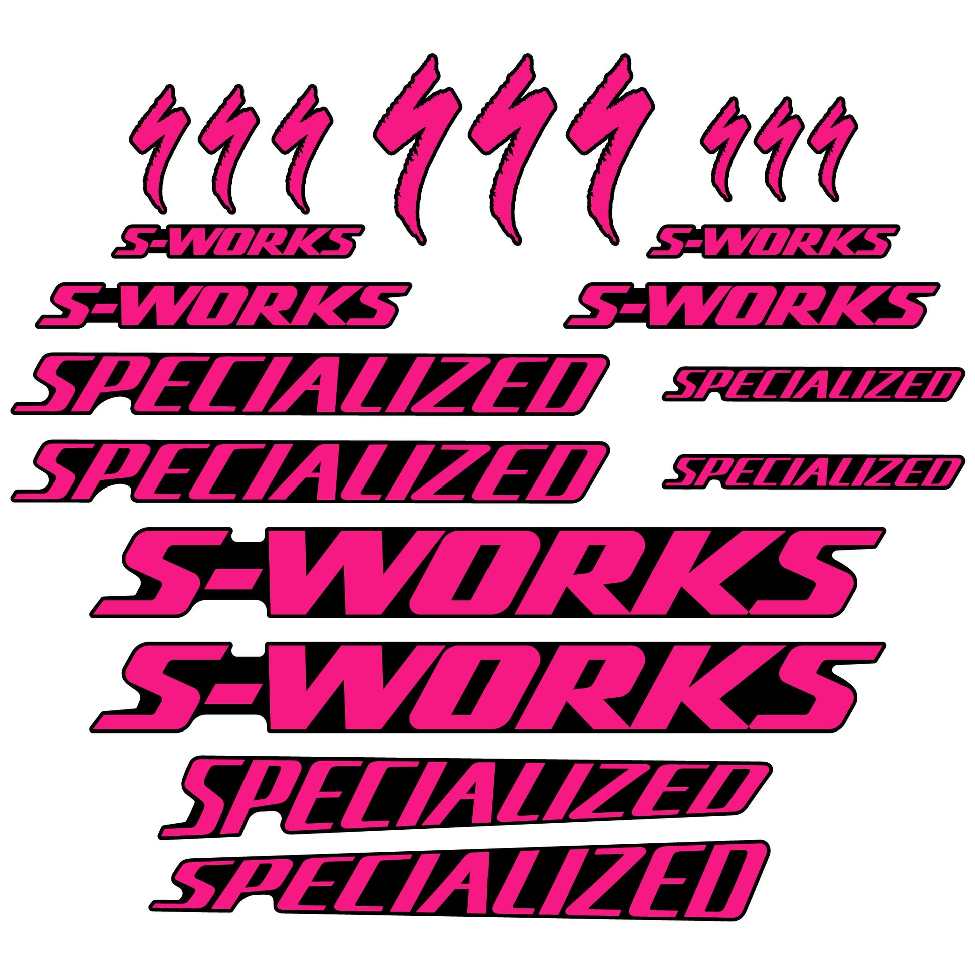 Stickers Specialized compatibles Autocollants cadre