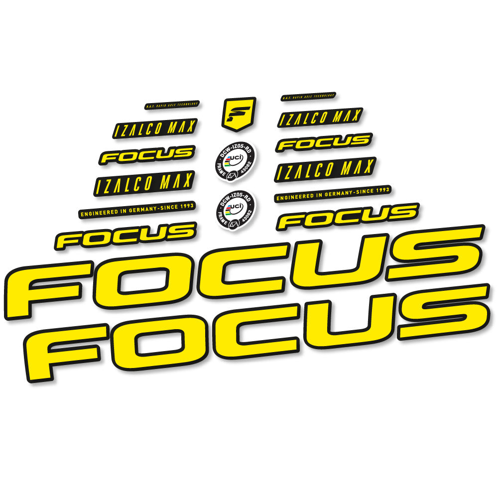 Stickers Focus Izalco Max 9.7 compatibles Autocollants cadre