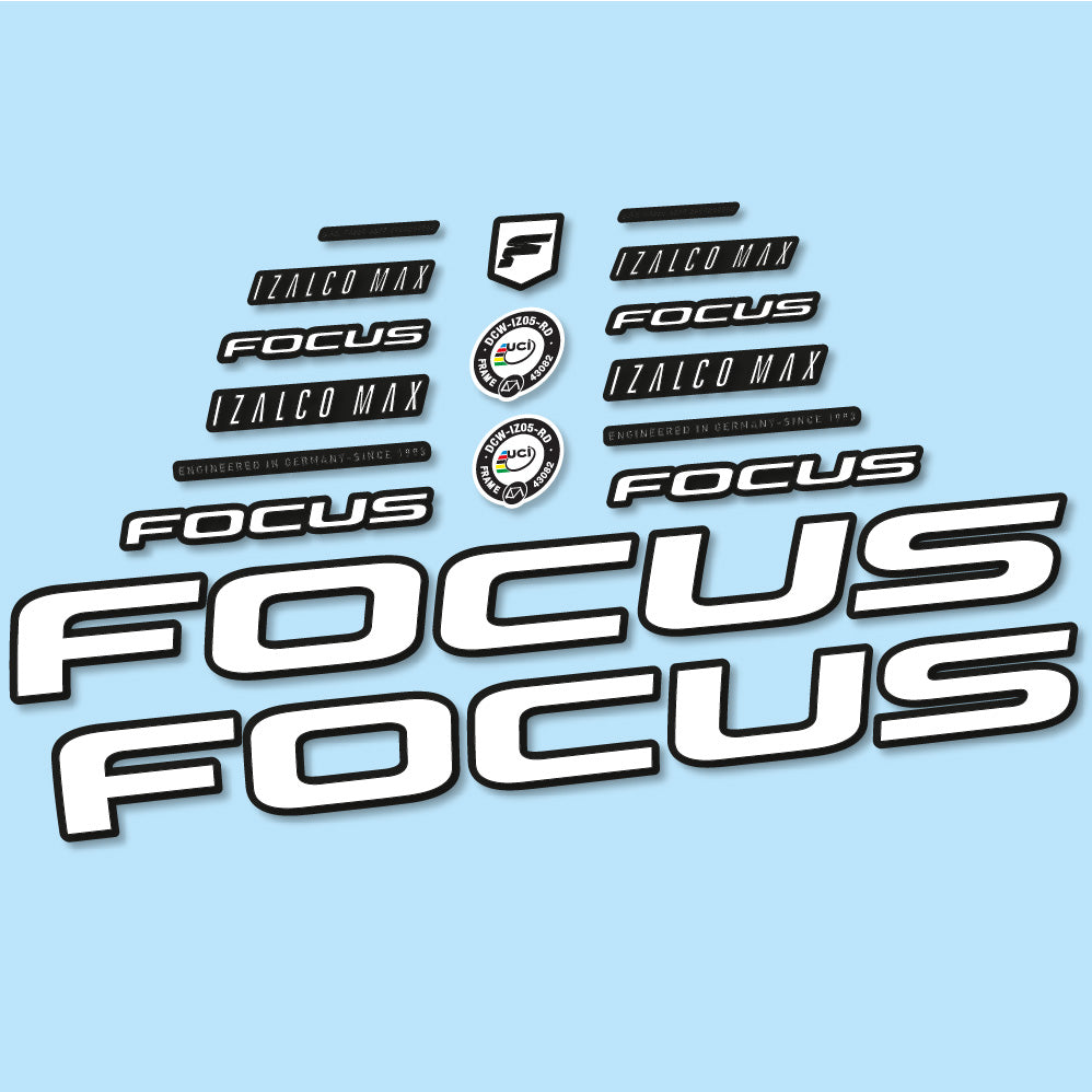 Stickers Focus Izalco Max 97 compatibles - Autocollants cadre vélo