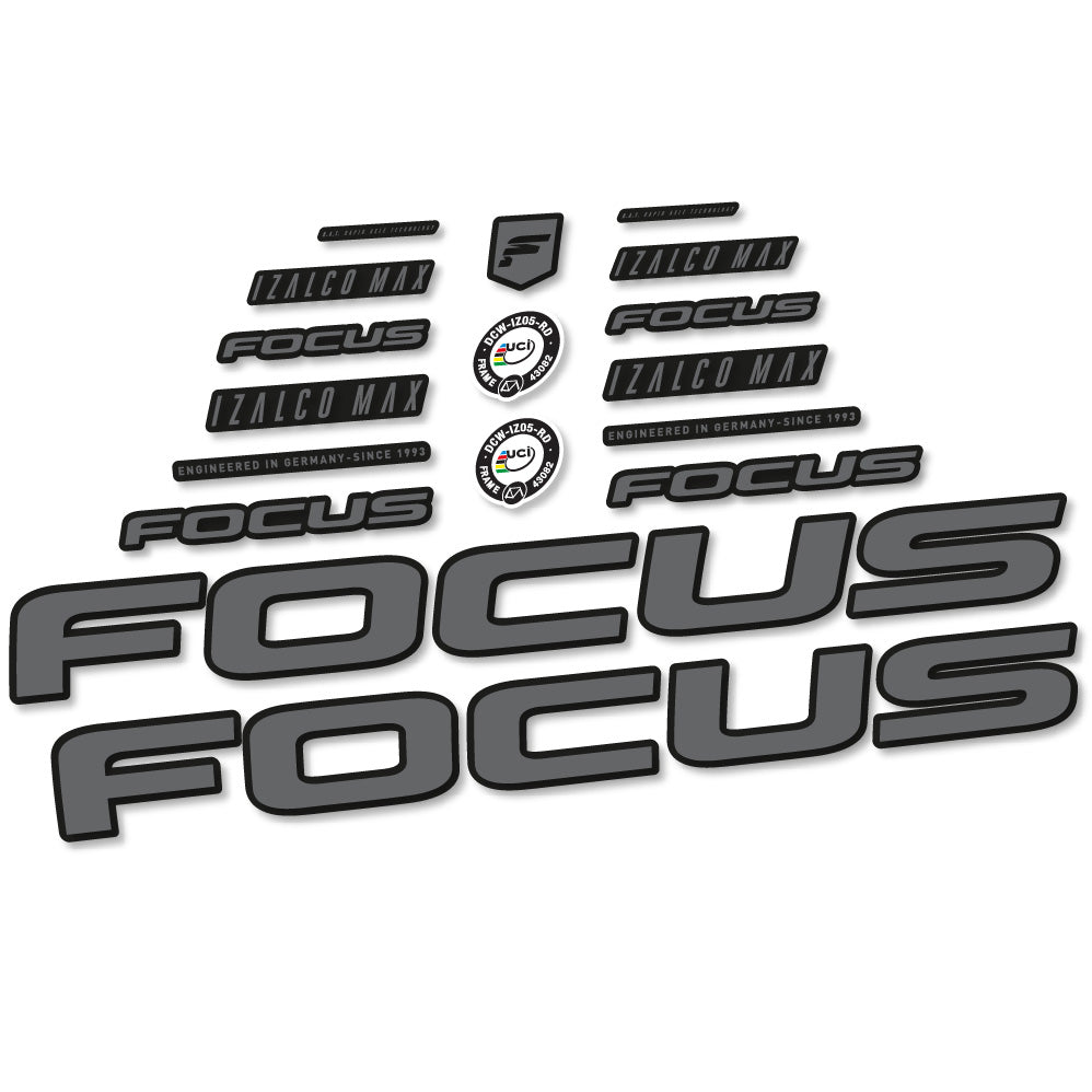 Stickers Focus Izalco Max 97 compatibles - Autocollants cadre vélo