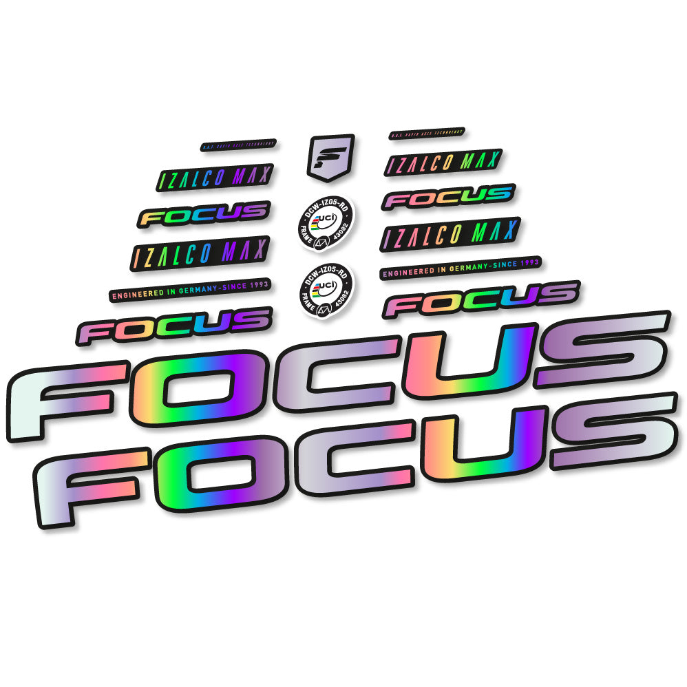 Stickers Focus Izalco Max 97 compatibles - Autocollants cadre vélo