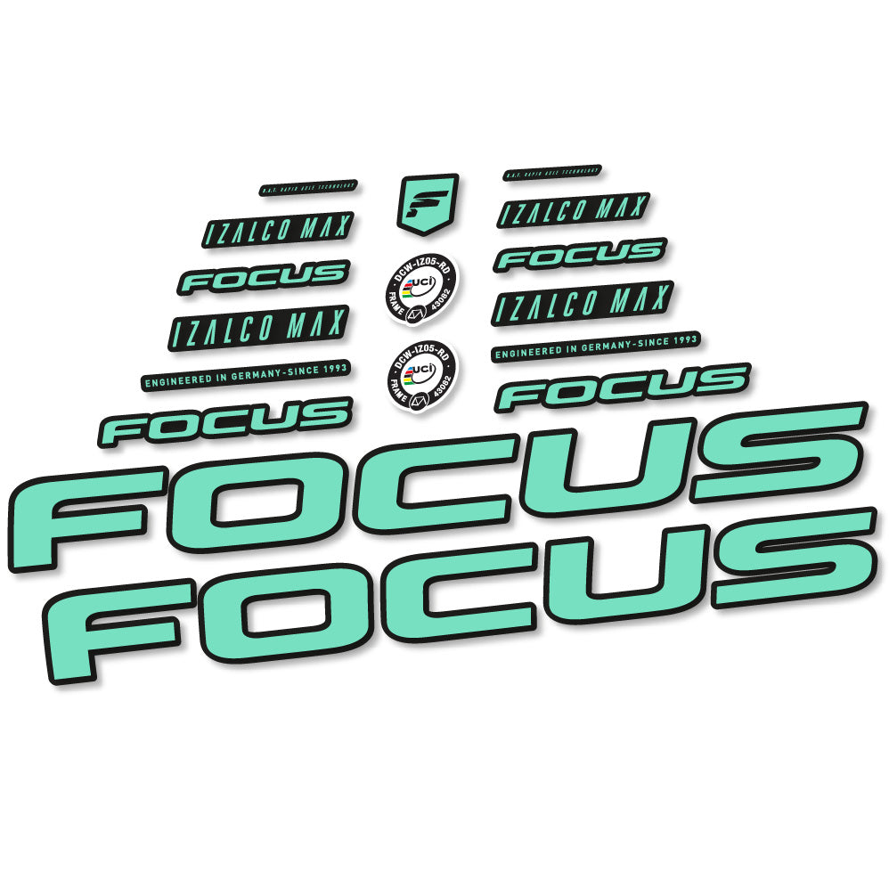 Stickers Focus Izalco Max 97 compatibles - Autocollants cadre vélo