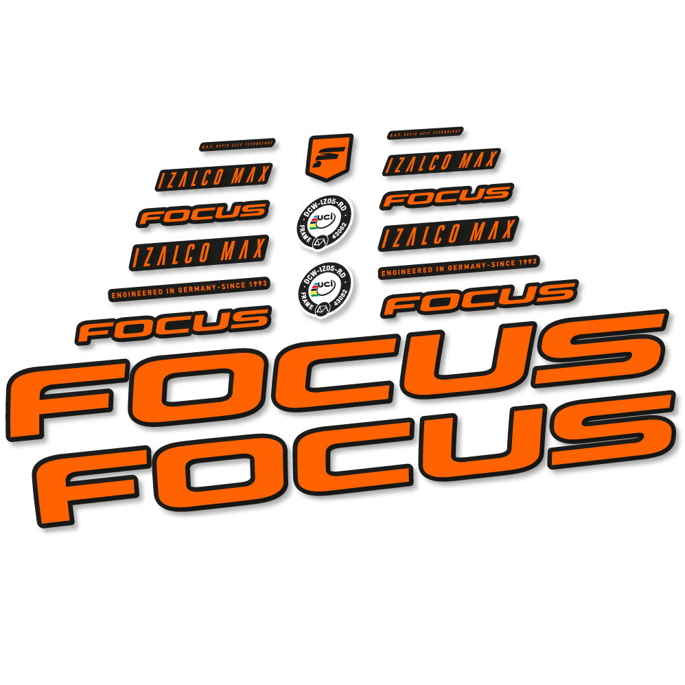 Stickers Focus Izalco Max 9.7 compatibles Autocollants cadre