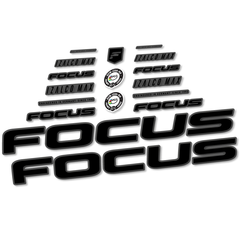 Stickers Focus Izalco Max 97 compatibles - Autocollants cadre vélo