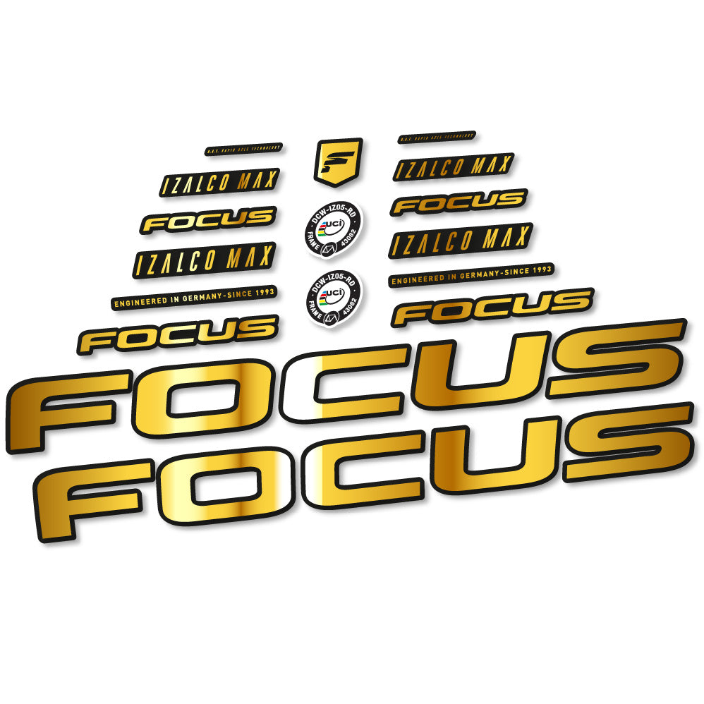 Stickers Focus Izalco Max 9.7 compatibles Autocollants cadre