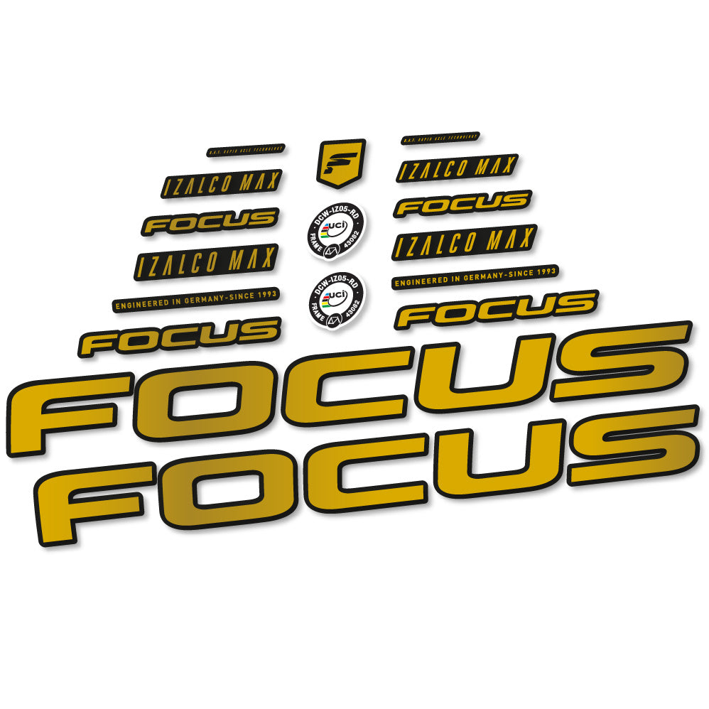 Stickers Focus Izalco Max 9.7 compatibles Autocollants cadre