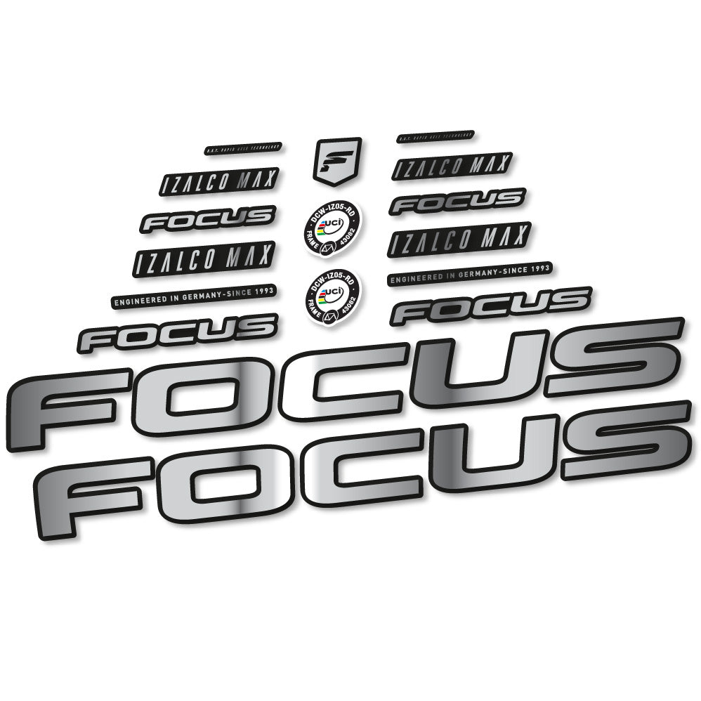 Stickers Focus Izalco Max 97 compatibles - Autocollants cadre vélo