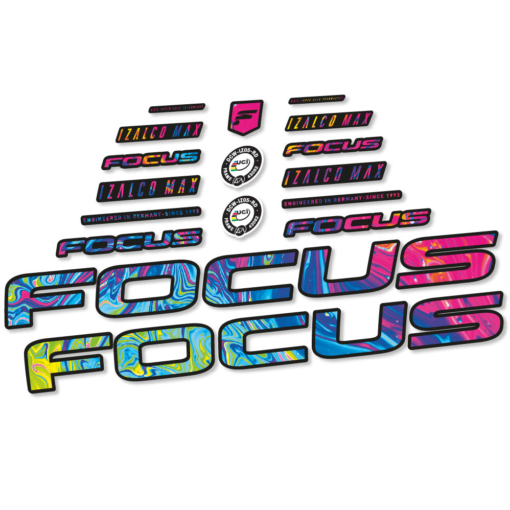 Stickers Focus Izalco Max 9.7 compatibles Autocollants cadre