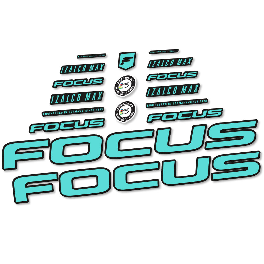 Stickers Focus Izalco Max 97 compatibles - Autocollants cadre vélo