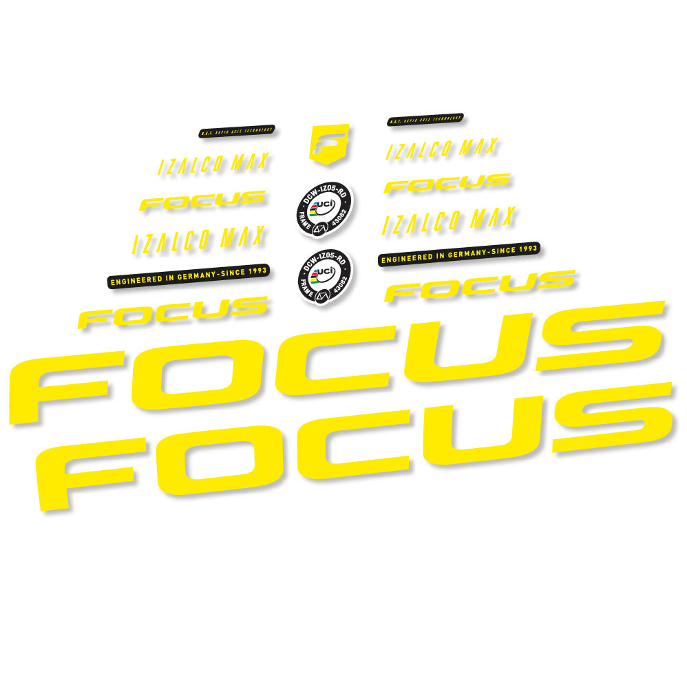 Stickers Focus Izalco Max 9.7 compatibles Autocollants cadre