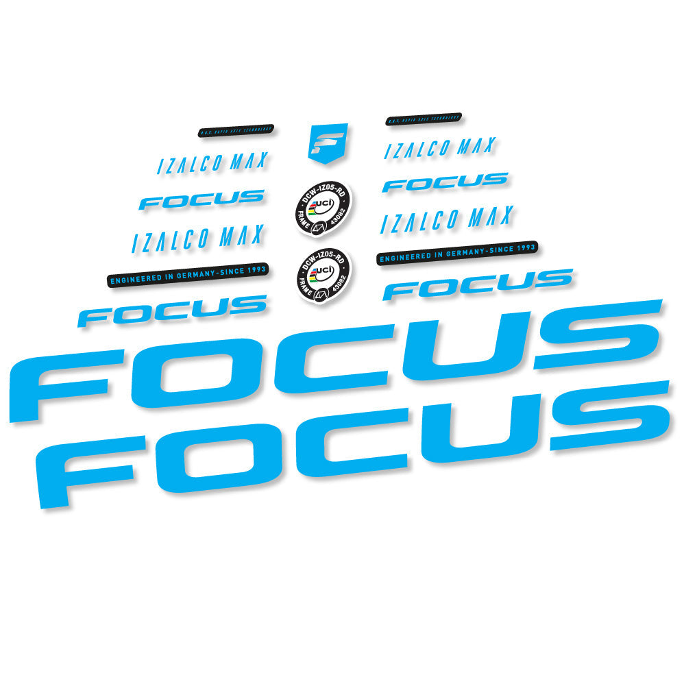Stickers Focus Izalco Max 9.7 compatibles Autocollants cadre