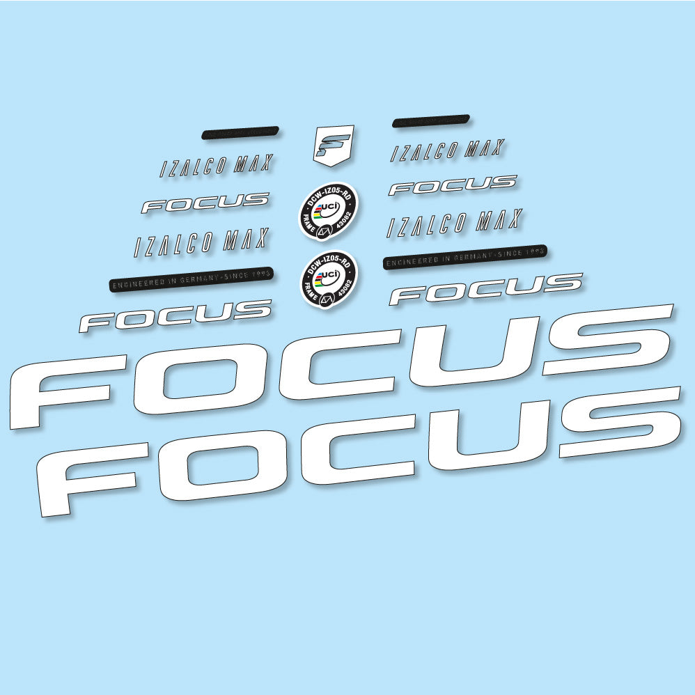 Stickers Focus Izalco Max 9.7 compatibles Autocollants cadre