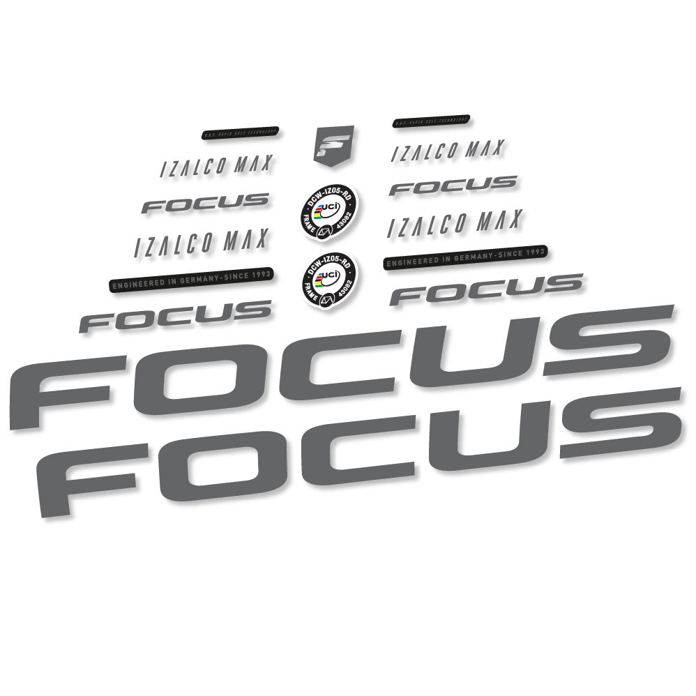 Stickers Focus Izalco Max 97 compatibles - Autocollants cadre vélo