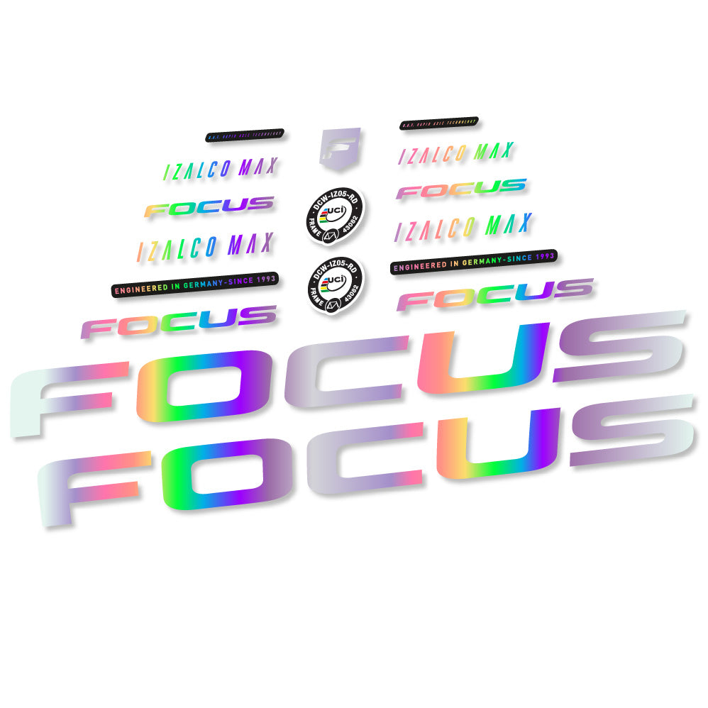 Stickers Focus Izalco Max 97 compatibles - Autocollants cadre vélo